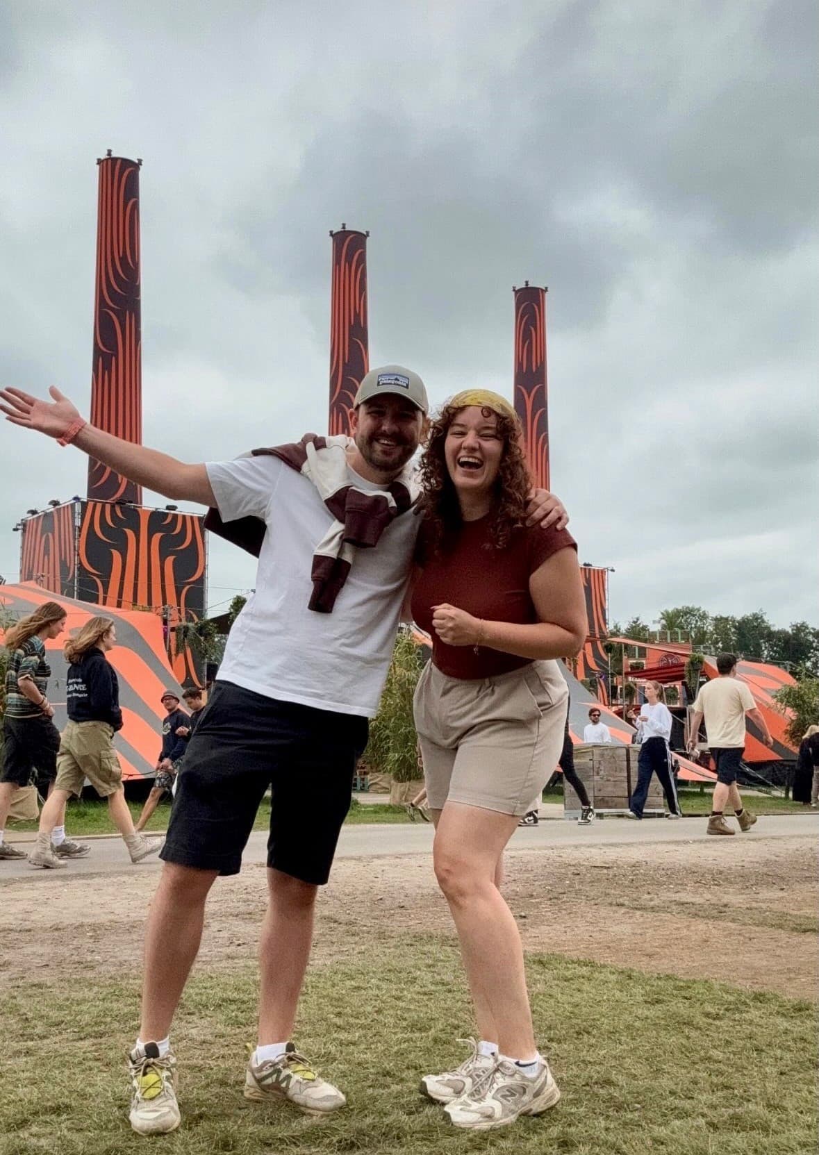 At a festival